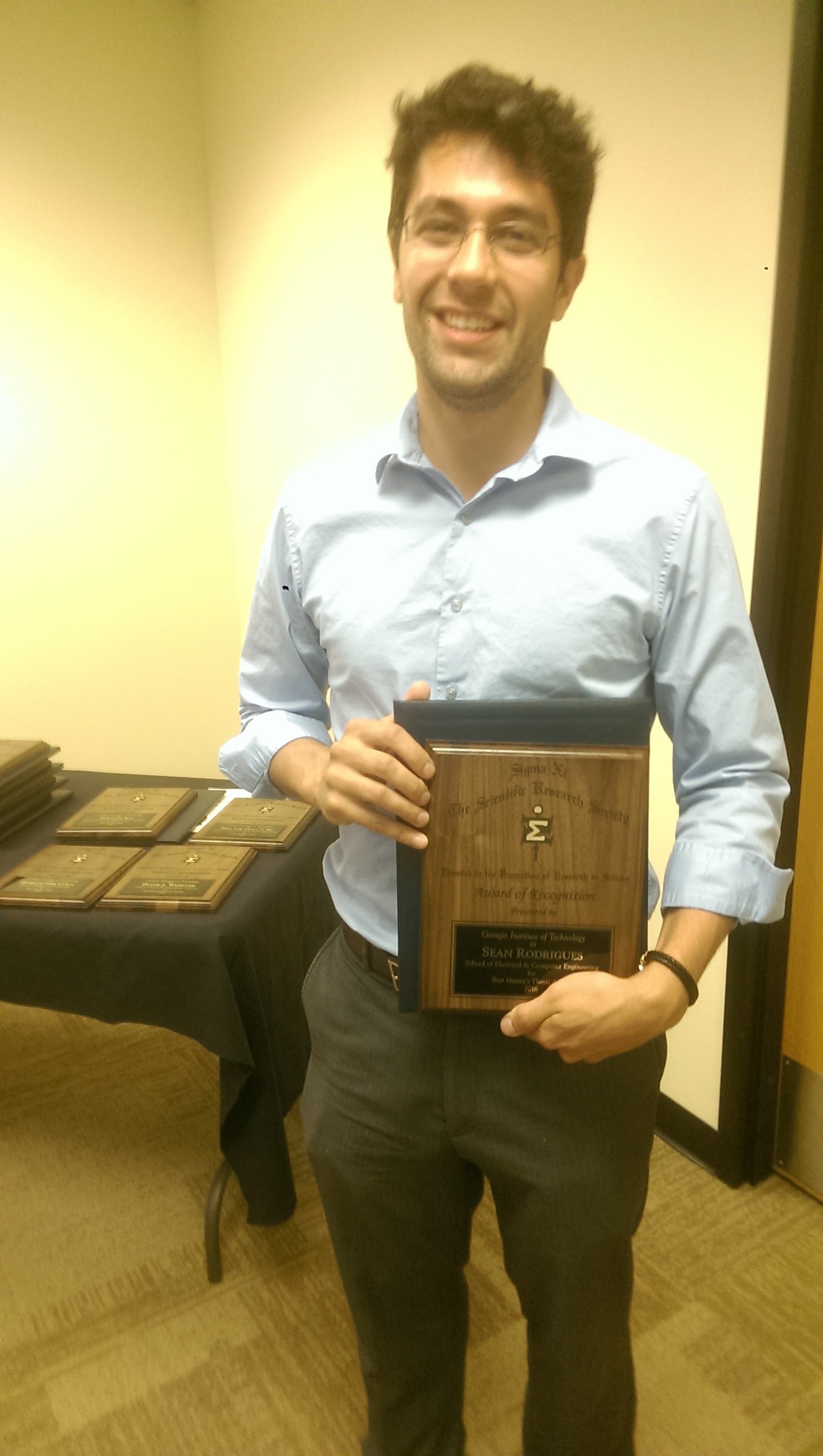 Sigma Xi MS Thesis Award